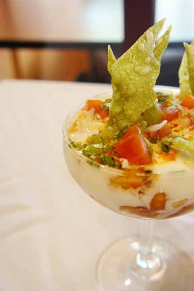 Spinach Papdi Chaat